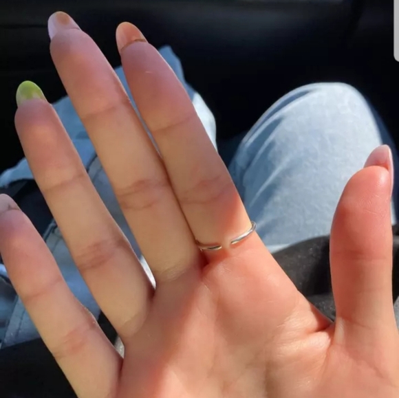 Electrocardiogram 925 Sterling silver ring - Picture 3 of 7